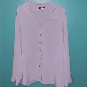 Blue 22/24 long sleeve dress shirt